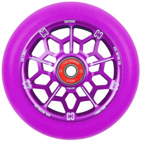 CORE Hex Hollow Stunt Scooter Wheel 110mm - Purple - Pair £65.90